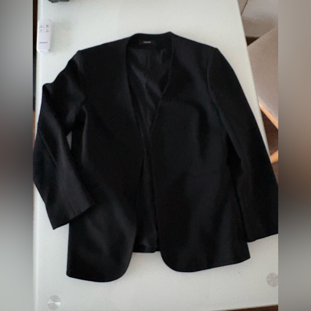 Theory Black Open-Front Blazer